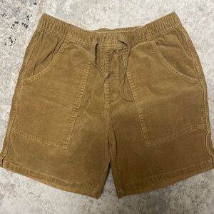 Latin corduroy shorts